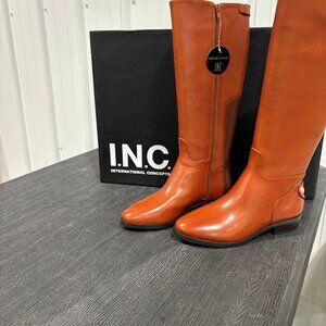 ✨ INC Aleah Leather Riding Boots – Size 7 (Brand New!) ✨